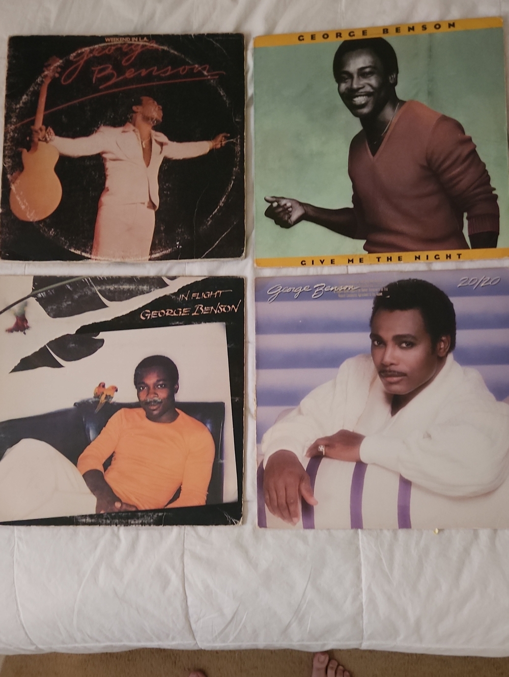 Warner Bros. George Benson Vinyl Records - Black, Green, Orange, Purple, White